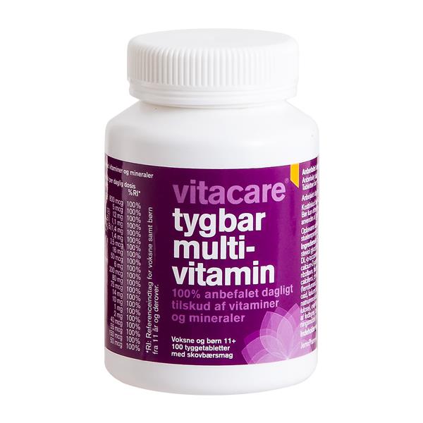 Multivitamin Tygbar VitaCare 100 tabletter